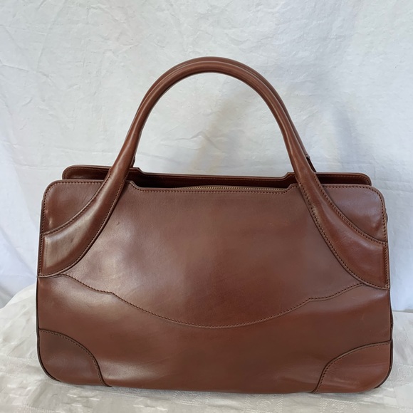 THALE BLANC Cheetah Front Logo Brown Leather - Picture 2 of 8